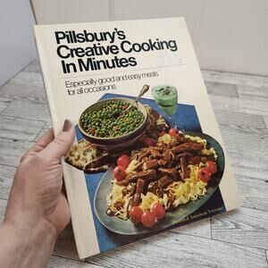 Pillsbury Creative Cooking in Minutes 1971 Vtg‎ Cookbook Disabled American Vets